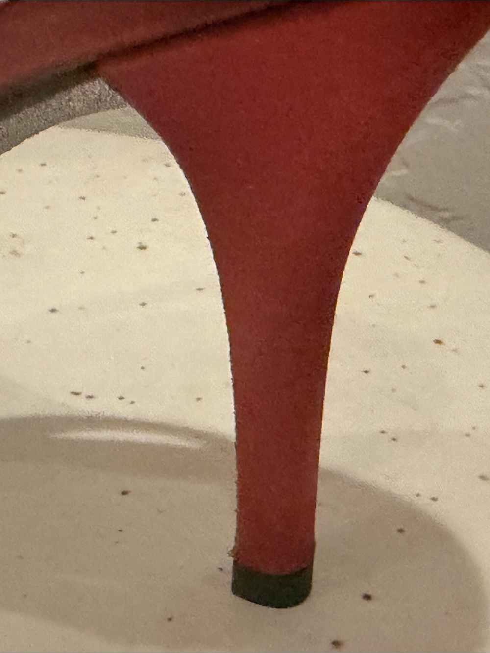 Rene Caovilla Rust Red Crystal-Strap Slingback Stilettos - Picture 8 of 12